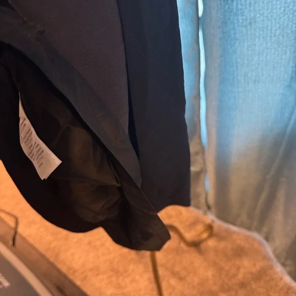 J. Crew Navy Midi Dress with White Bow Detail - Picture 9 of 10